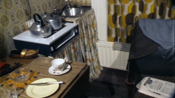 A bedsit in Dublin, 1980.