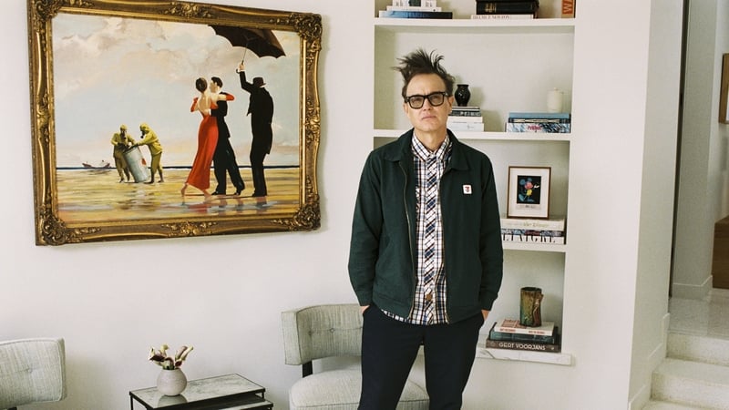 Mark Hoppus with Crude Oil (Vettriano) by Banksy