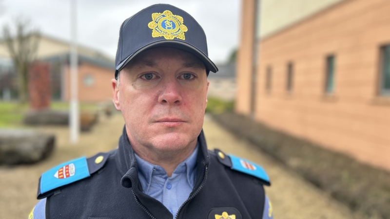 Sean Burke left his job in transport for a career in the guards