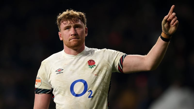 Ollie Chessum came on as a replacement in the rousing win over France