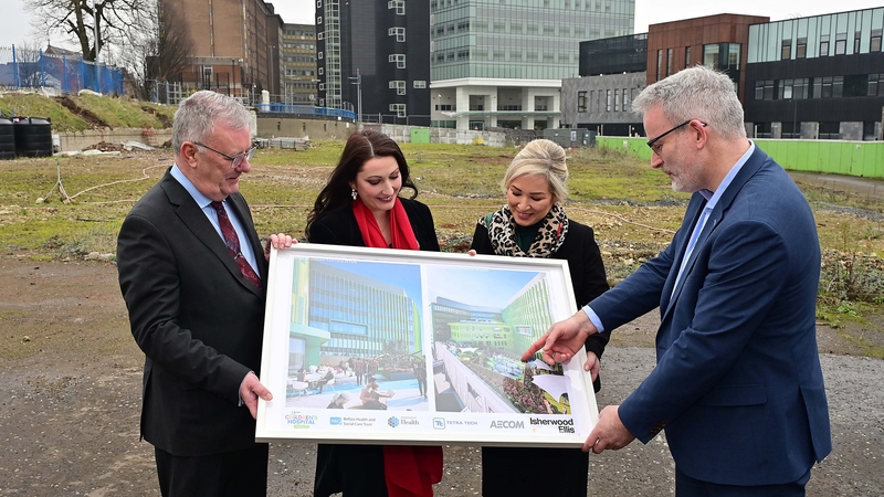 The ten-floor facility will be located within Belfast's Royal Victoria Hospital site and was originally planned to open in 2020