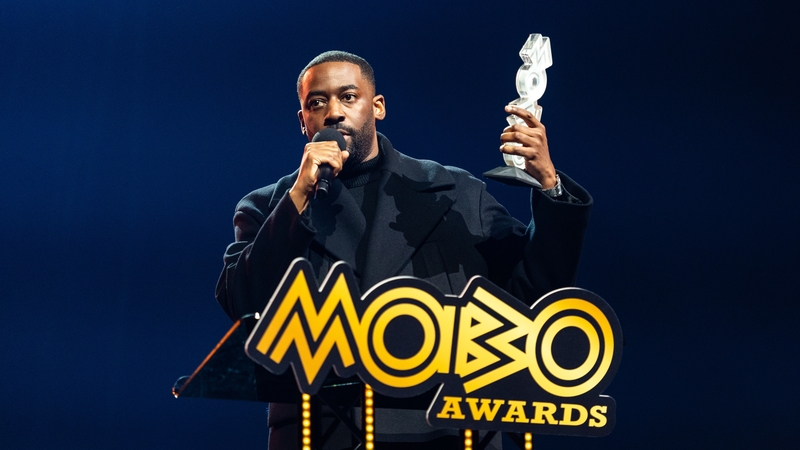Bashy wins the award for The best hip-hop act during the MOBO Awards 2025