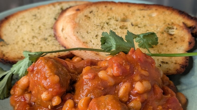 Paul Flynn's baked meatball casserole with sweet paprika beans: Today