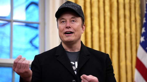 Elon Musk said the NASA crew were left stranded for 'political reasons' (file photo)