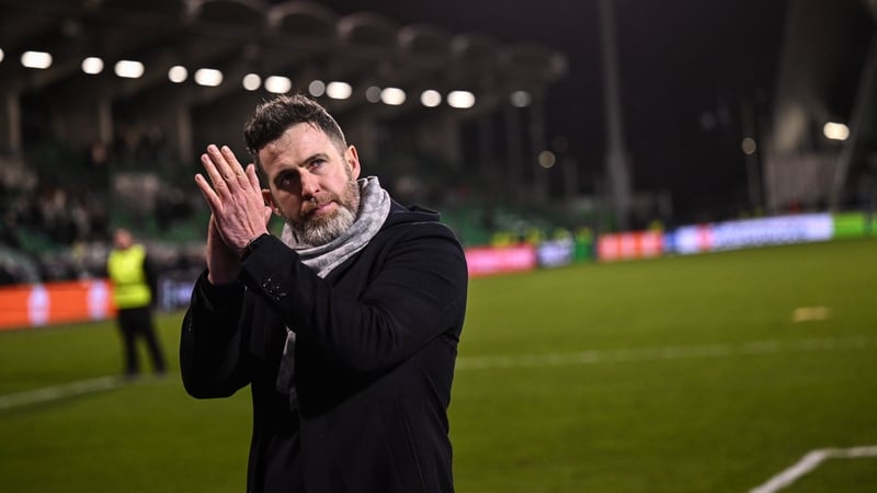 Stephen Bradley applauds the supporters following his side's exit from Europe