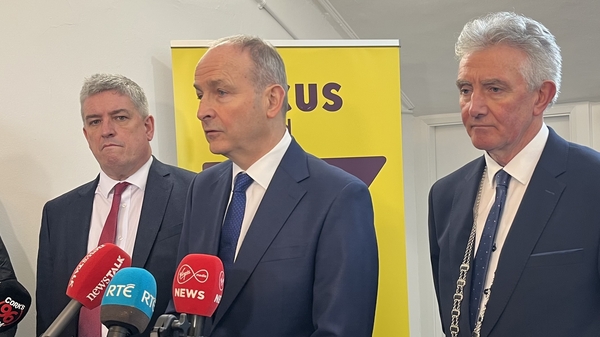 Micheál Martin has accused Sinn Féin of engaging in politics