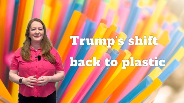 Trump says paper straws break or explode when he has used them