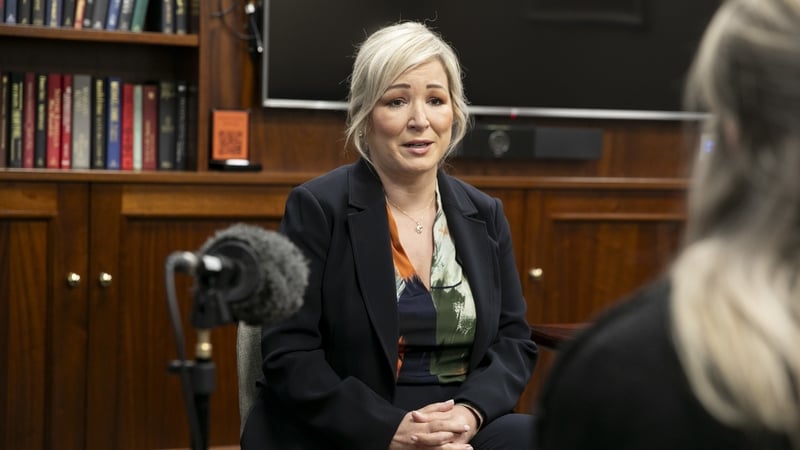 Michelle O'Neill said she would not go to Washington due to President Trump's 'very dangerous, very threatening rhetoric'