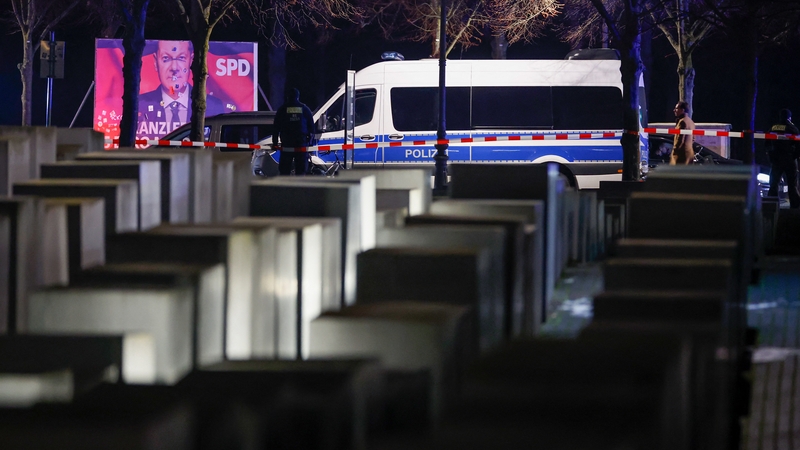 The incident happened at Berlin's Holocaust memorial near the US embassy