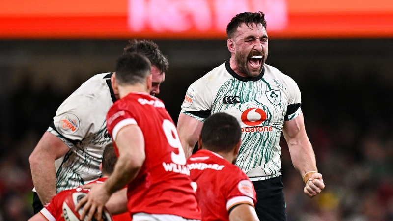 Jack Conan celebrates during the game