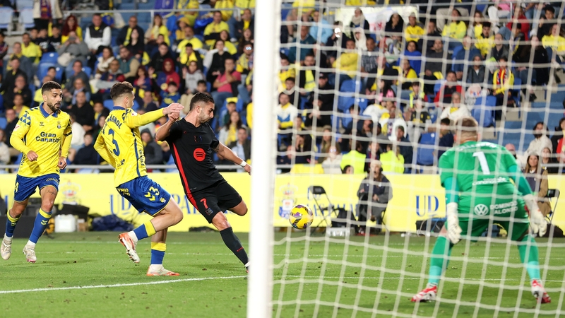 Ferran Torres finding the net for Barca
