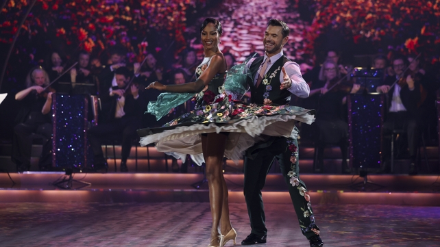 Former Miss Ireland Aishah Akorede and her partner Robert Rowinski