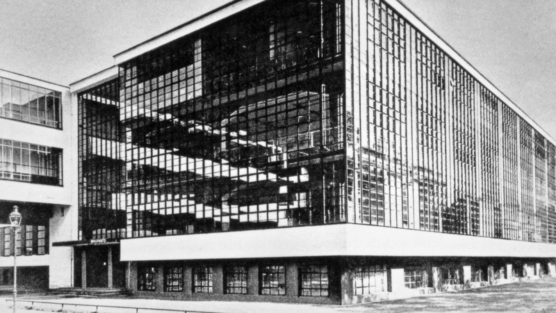 View of the glass-fronted Bauhaus Building in Dessau, Germany, circa 1926 (Pic: Archive Photos/Getty)