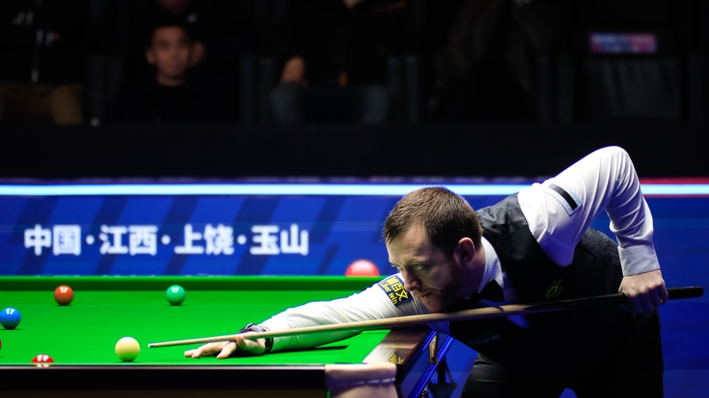 Mark Allen was in good form in the match but came up against the best of David Lilley