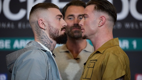Either Lewis Crocker (L) or Paddy Donovan will lose their 100% record this weekend