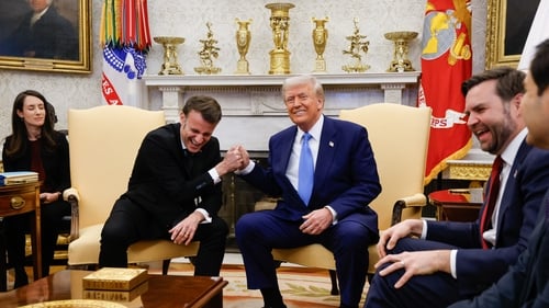 US President Donald Trump and French President Emmanuel Macron showed a friendly rapport based on years of good ties