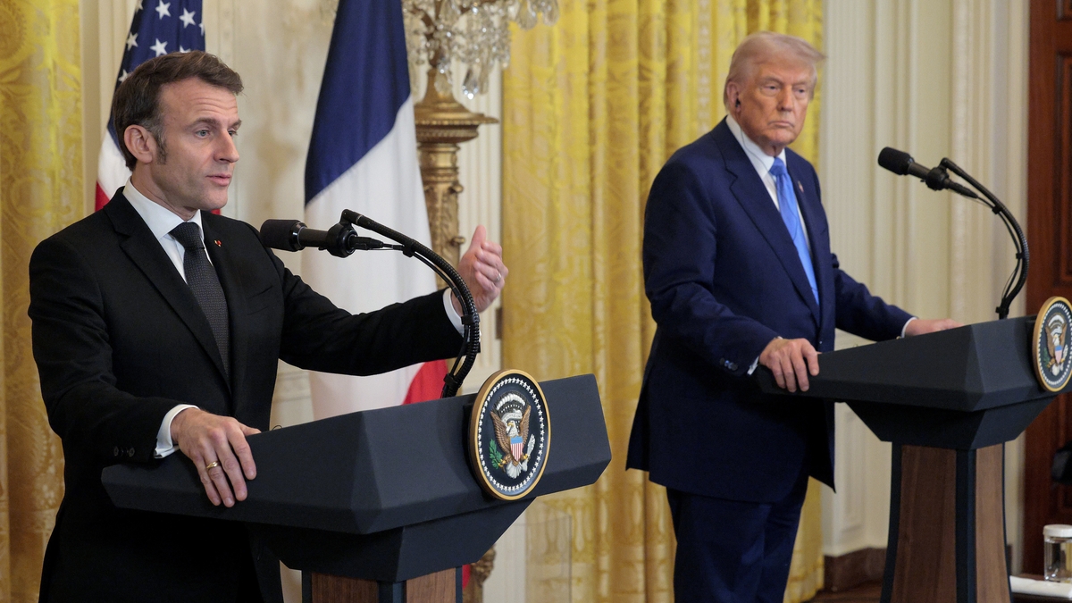 Trump and Macron meet in Washington