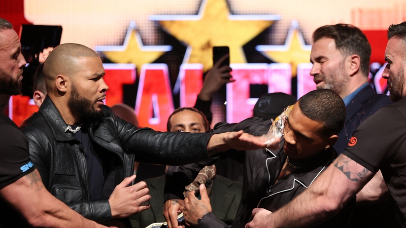 Chris Eubank Jr ensured Conor Benn ended up with egg on his face in a very literal sense when the fighters met at a press conference in February