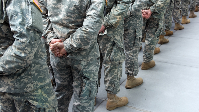 The Pentagon memo disqualifies transgender personnel from serving in the US military (stock image)
