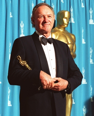 Gene Hackman pictured at the Oscars, 1993