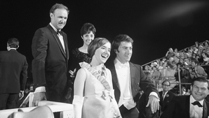 Gene Hackman and Dustin Hoffman at the Oscars, 1968