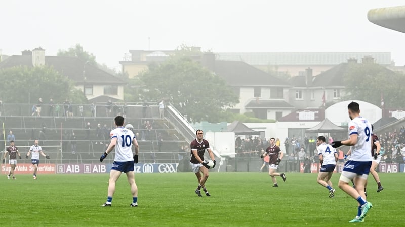 A mist descends over Pearse Stadium in Galway