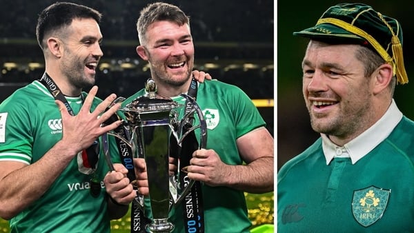 Conor Murray, Peter O'Mahony and Cian Healy