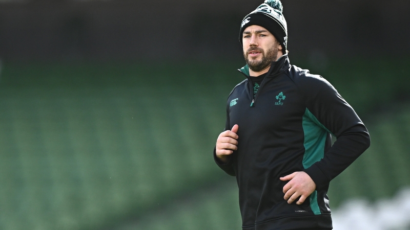 Caelan Doris missed the win over Wales with a knee injury