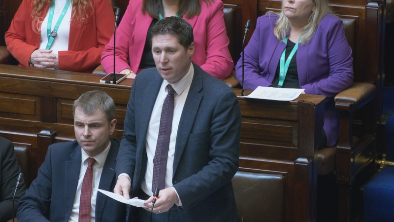 Sinn Féin's Matt Carthy told the Dáil that he is opposed to what is the centrepiece of the Government's Defamation Bill (file image)