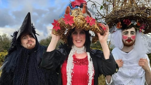 Dee Armstrong (centre) and friends