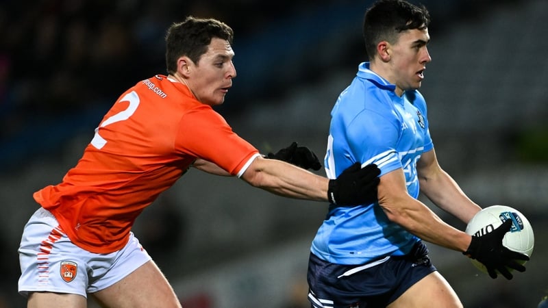 Lorcan O'Dell pursued by Paddy Burns in the 2022 encounter