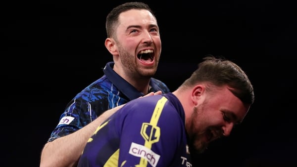 Luke Humphries triumphed 6-4 over Luke Littler