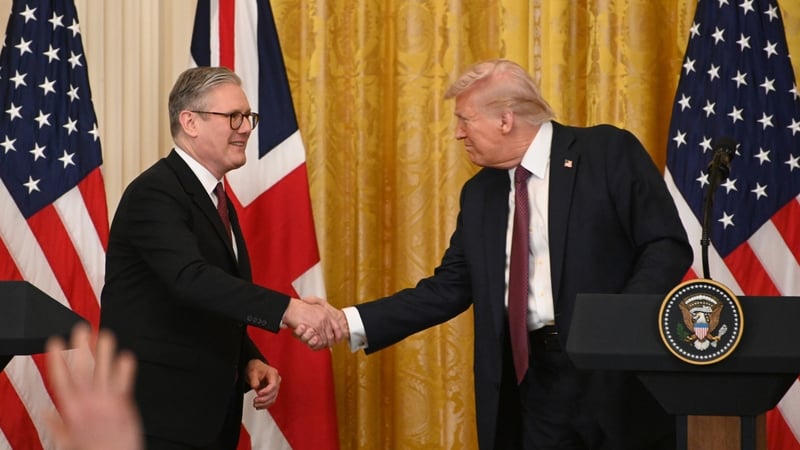 Donald Trump met Kier Starmer on Thursday, for a meeting the US president described as 'tremendously positive'