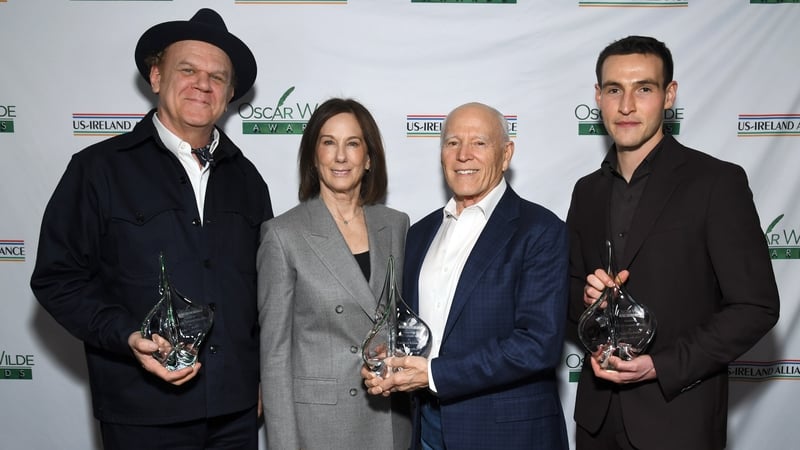 Honoured on the night were producers Kathleen Kennedy and Frank Marshall, and actors John C. Reilly and Éanna Hardwicke