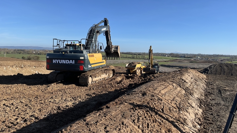 Construction work has finally begun on the new stretch of roadway which will bypass Adare