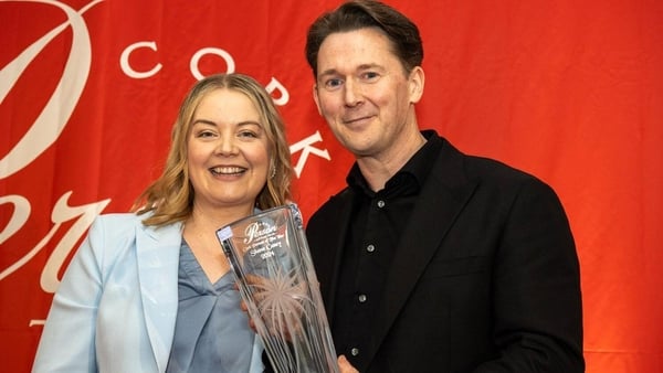 Shane and Honor Casey after Shane was presented with his award