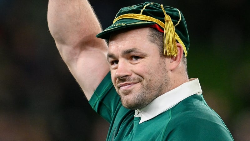 Healy has won a record 136 Ireland caps