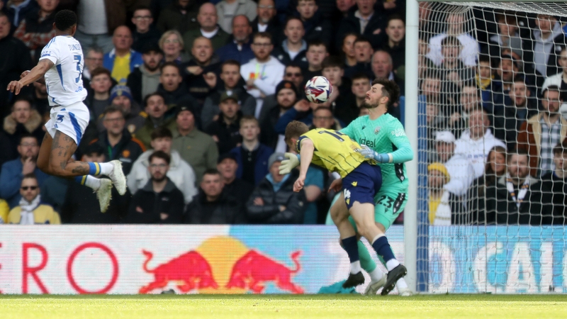 Junior Firpo headed Leeds into an early lead against West Brom