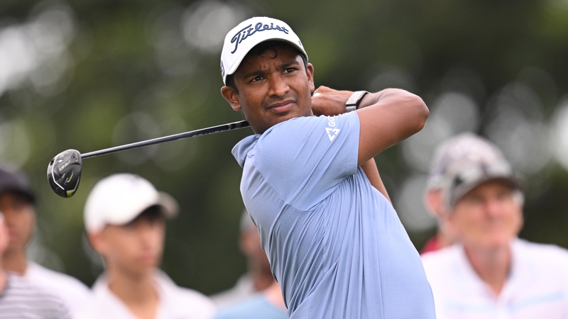 Dylan Naidoo holds a share of the lead in Durban