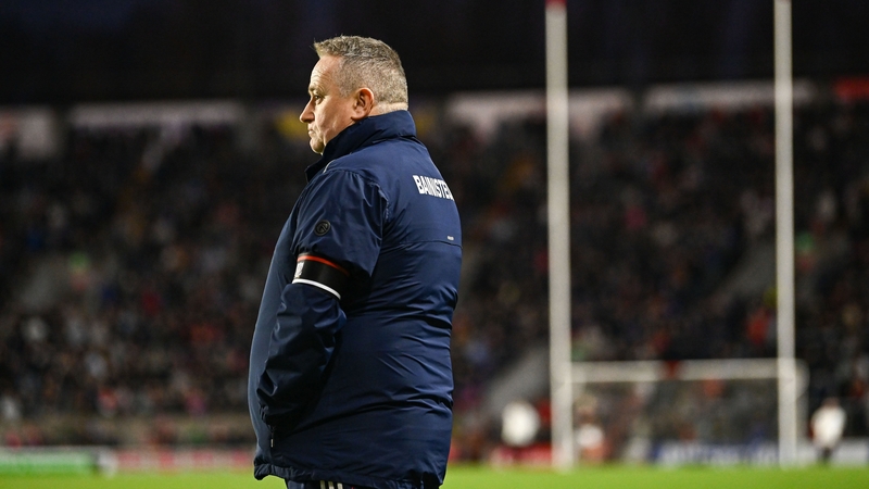 Cork manager Pat Ryan, wearing a black armband in memory of his brother Ray Ryan