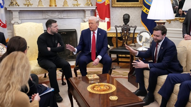 A meeting between Volodymyr Zelensky, Donald Trump and JD Vance last week descended into an argument