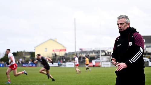 Pádraic Joyce watches the action unfold against Tyrone