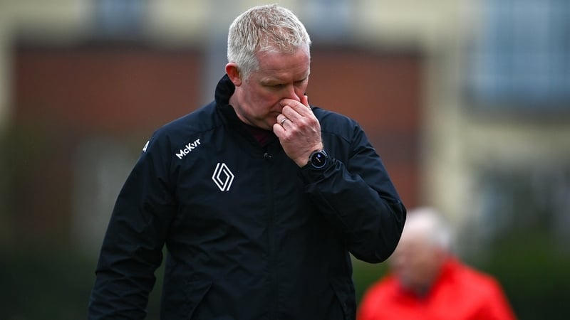 Westmeath manager Dermot McCabe cut a frustrated figure at full-time