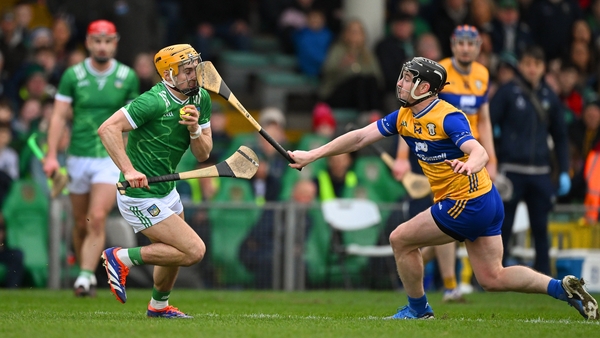 Adam English is fouled by Clare captain Tony Kelly