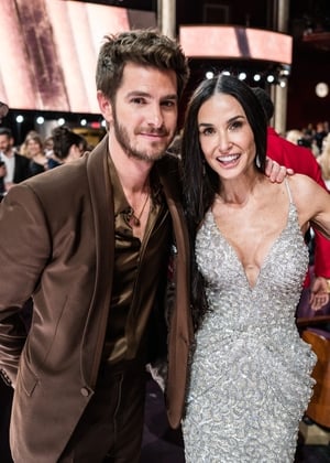Andrew Garfield and Demi Moore