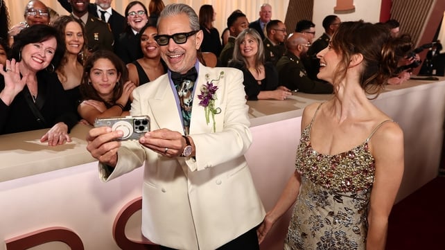 Jeff Goldblum and Emilie Livingston