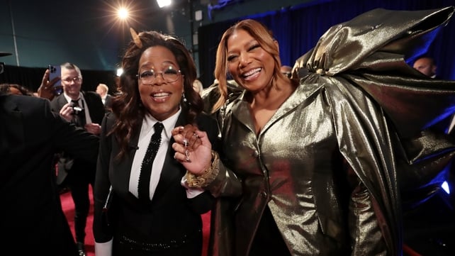 Oprah Winfrey and Queen Latifah