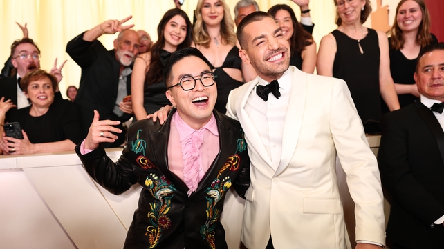 Bowen Yang and Matt Rogers