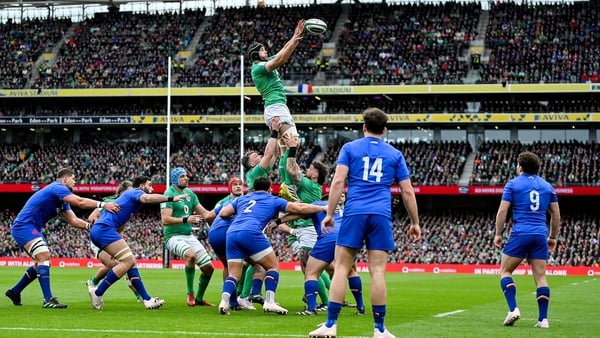 Ireland beat France 32-19 the last times the sides met in Dublin