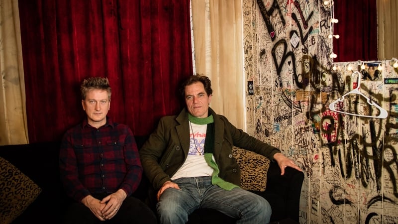 Feeling gravity's pull - Left to right: Jason Narducy and Michael Shannon. Photo credit: Christy Bush